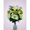 F006 kytica ruza gerbera krem zelena
