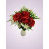 F19076 kytica ruza cervena