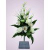 F2318 kytica ruza alstromeria kremova