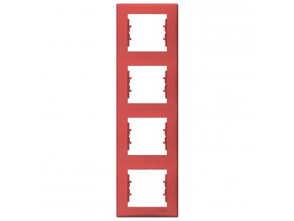 Sedna - Rámeček čtyřnásobný vertikální, Red