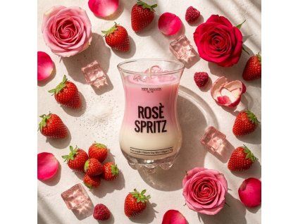 rose spritz svíčka