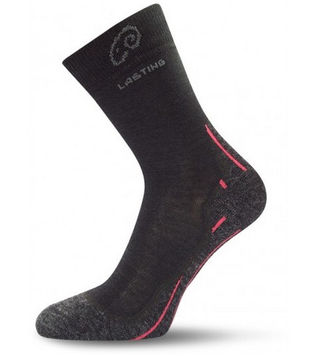 Merino ponožky WHI barva: Černá, Velikost: 38-41