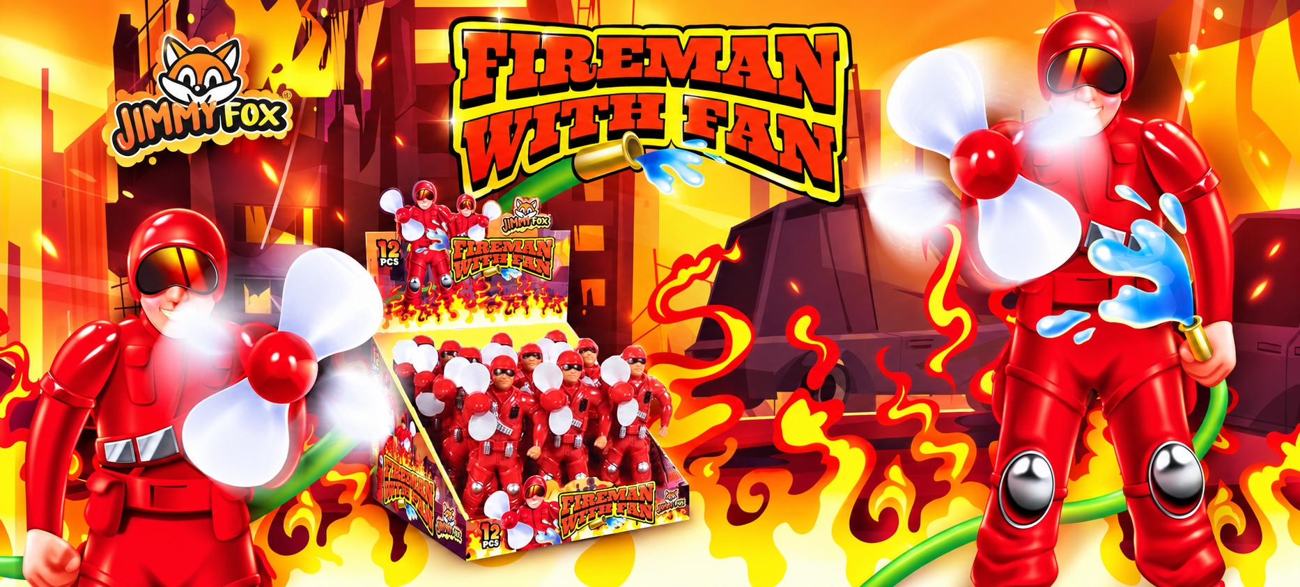 Fireman with fan