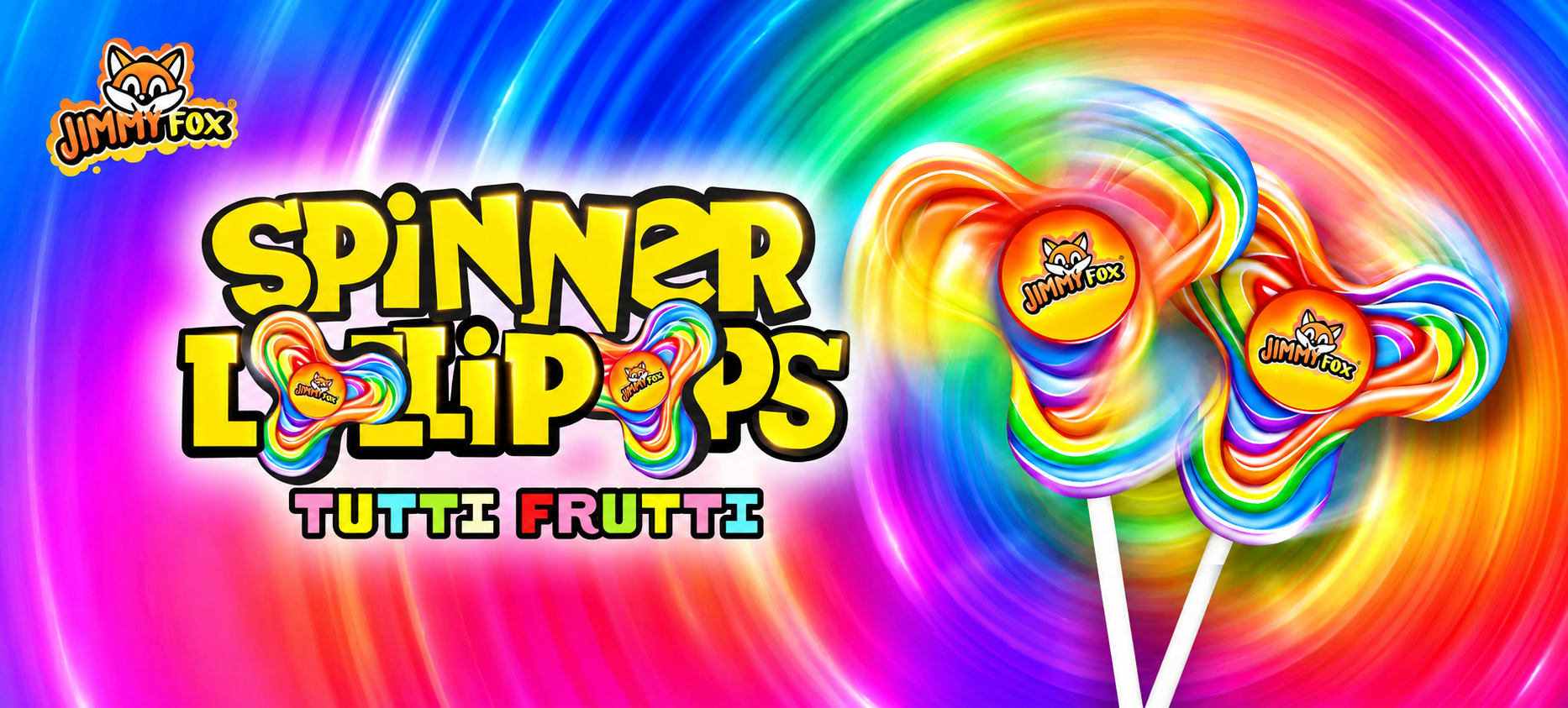 Spinner Lollipops Tutti Frutti