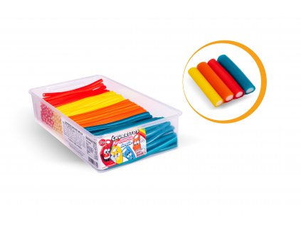 1201 JAKE MIX pendreky 4 barvy - hladké (6x200ks x 7g)