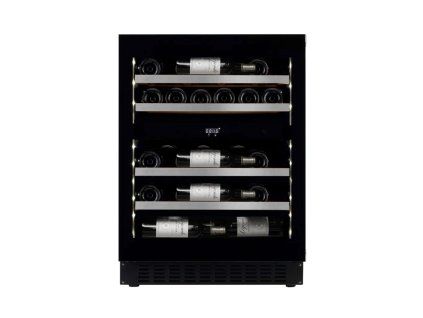 Vinotéka vestavná WineCave 700 60D, Full Glass černá, Push-Pull