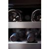 Vinotéka vestavná WineCave 700 60D, Full Glass černá, Push-Pull