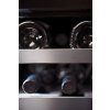 Vinotéka vestavná WineCave 700 60D, Full Glass černá, Push-Pull
