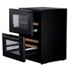 Vinotéka vestavěná WineCave 60DD Fullglass Black