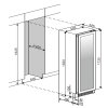 Vinotéka vestavná WineCave SLIM 182S, hloubka 40 cm