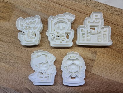 Sada vykrajovátek "Draci a princezny"