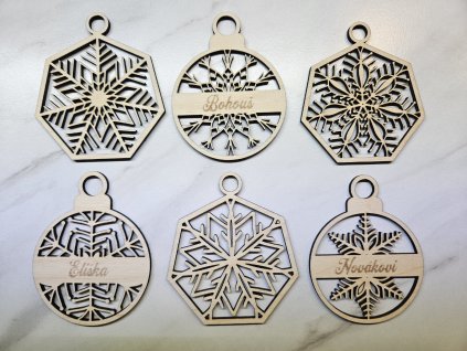 Sada vánočních ozdob