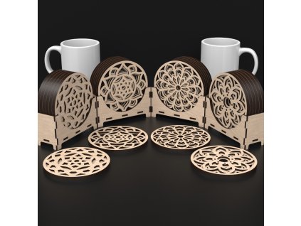 Mandala Coasters 01