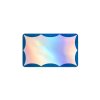 mr eggshell stickers holographic wavy blue 1