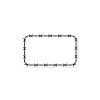 mr eggshell stickers BARBED WIRE WHITE