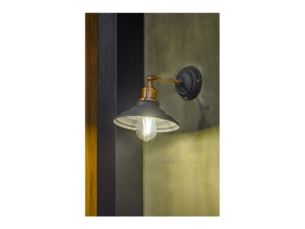 Žiarovka LED E27, Vintage, 230V, 6W, 3000K, 600lm, filament