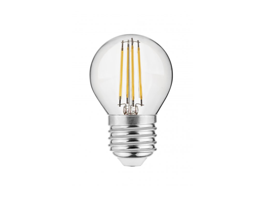 Žiarovka LED E27, Vintage, G45, 230V, 4W, 2700K, 400lm, filament