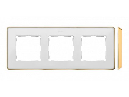 SIMON 82 Detail, rámček 3- násobný, biela, 8201630-245