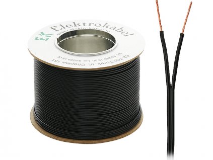 Kábel repro 2x0.50mm² (100m),čierny