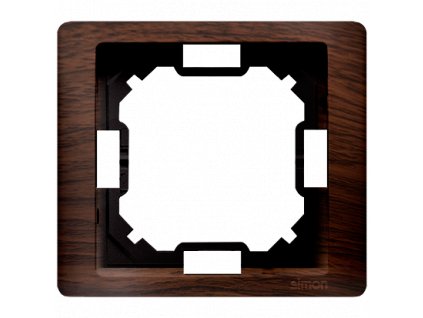 SIMON Basic Neos, rámček 1x, dubový, hydrografika, BMRC1/051
