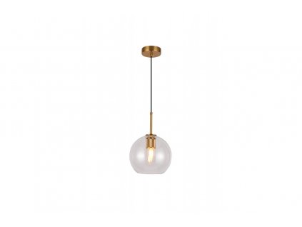 Luster závesný GTV DECOR GIGLAS, farba zlatá, 230V,1 x E27,IP20