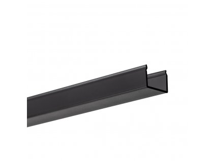 Kluś LED profilový kryt G-22S, hranatý, B17013B (17014), čierny (Dĺžka 3m)