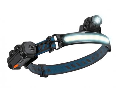 Svietidlo čelové, LTC XPG COB 5W 300lm + COB 400lm senzor, Aku 2000mAh, USC typ-C