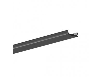 Kluś LED profilový kryt LIGER-11, B17037B (17040), čierny (Dĺžka 1m)