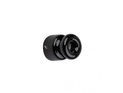Keramický RETRO úchyt kábla s priemerom 18mm, výška 20mm, čierny