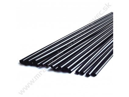 Termobužirka, priemer 6,4mm/3,2mm, čierna