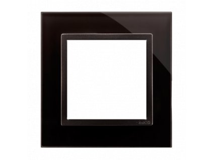 SIMON 54 NATURE rámček 1-násobný sklenený, farba antracitovo-lávová, DRN1/73
