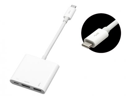 USB C k/ USB z, micro USB z, HDMI z (redukcia)