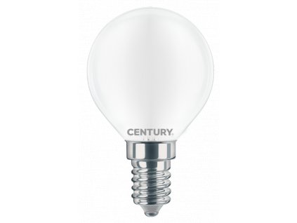 Žiarovka LED E14, 230V, 4W, 4000K, 360°, 470lm, CRI > 80, CENTURY