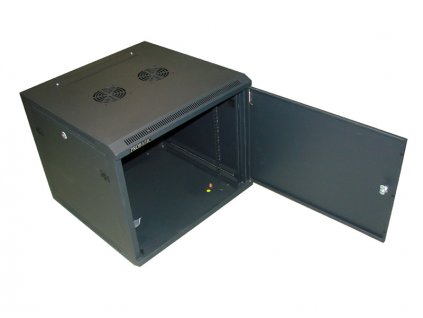 Rack skriňa 19" 9U, 600x600x500mm (š/h/v), visiaca, RAL9004