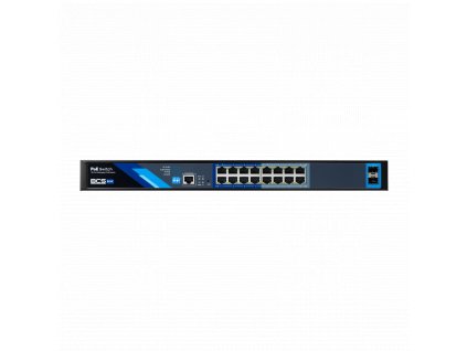 BCS BASIC switch PoE, 16x port 10/100/1000Mbps, 2x Uplink 10/100/1000Mbps