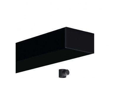 Kluś LED profilová stropná miska BOX-M600, C24542A07, čierna