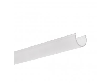 Kluś LED profilový kryt G-22R, oblý, B17006T, polopriehľadný (Dĺžka 1m)
