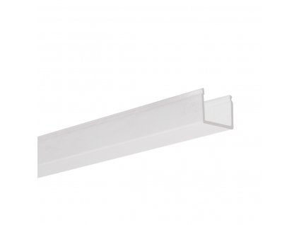 Kluś LED profilový kryt G-22S, hranatý, B17013T, polopriehľadný (Dĺžka 1m)