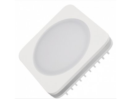 Svietidlo zapustené 230V, LTD-96x96SOL, LED 10W, 800lm, 4000K,IP44, štvorcový rámik, biele