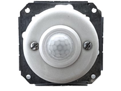 Keramický RETRO senzor, max.200W (40W LED), pod omietku, biely, bez rámika