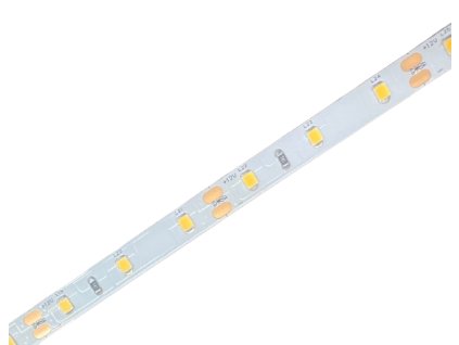 LED pásik 2835, biela-2700K, 12V, 4.8W/1m, 60 diód/1m, balenie 10m, SMD IP20, biely podklad