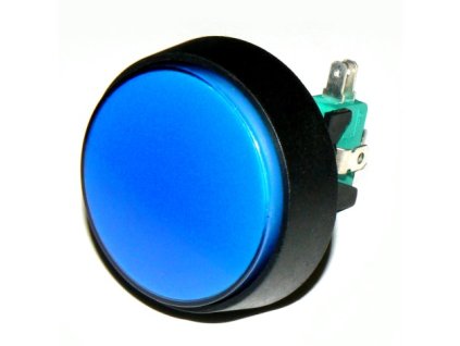 Tlačidlo panel.podsv.kruh 60mm,modré