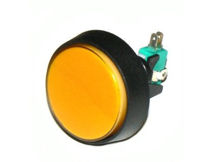 Tlačidlo panel.podsv.kruh 60mm,žlté