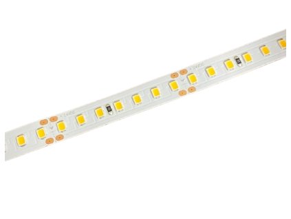 LED pásik 2835, biela-meat, 24V, 16W/1m, 140 diód/1m, balenie 10m, IP20, biely podklad, 2360lm/m