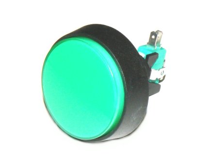 Tlačidlo panel.podsv.kruh 60mm,zelené
