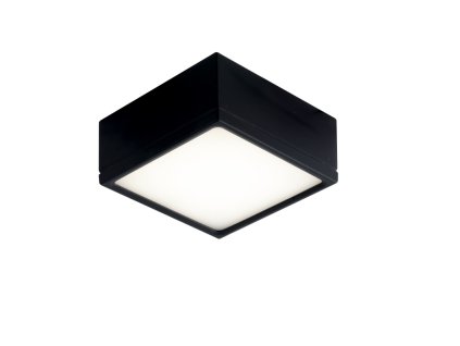Svietidlo prisadené 230V, LED 16W, 4000K, 1300lm, čierne, štvorcové
