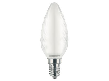 Žiarovka LED E14, 230V, 4W, 3000K, 360°, 470lm, CRI > 80, CENTURY