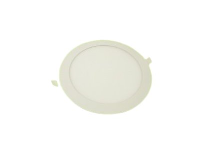 Svietidlo zapustené 230V, BIELE, LED 18W, 3000K, okrúhly rámik