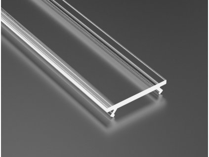 Lumines LED profilový kryt BASIC, PMMA, transparentný (Dĺžka 3m)