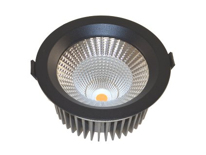 Svietidlo zapustené LED, Davels, 30W, 3000lm, 4000K, IP65, čierne